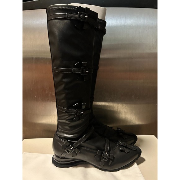 Kiko Kostadinov RIBBON HIGH BOOT BLACK size IT 39 - Picture 2 of 15
